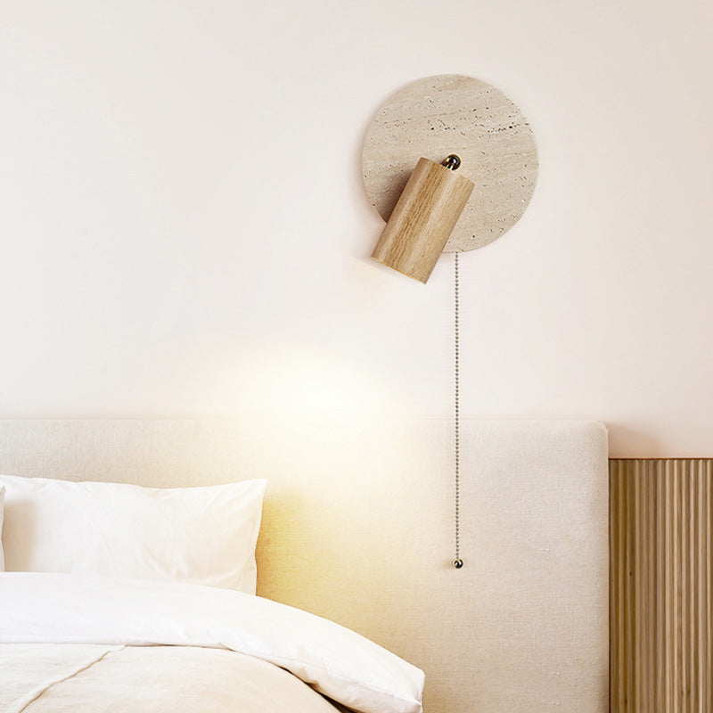 Travertine Moderne Rotatable Bedlamp Wandlamp