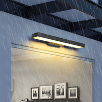 Moderne LED Wandlamp met Bewegingssensor en Zwarte Behuizing