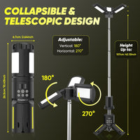 Brehn | SakerPlus Telescoop Campinglampen met Standaard