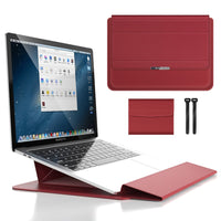 Vouwbare 2-in-1 beschermtas voor laptop | Premium hoes met ondersteuning