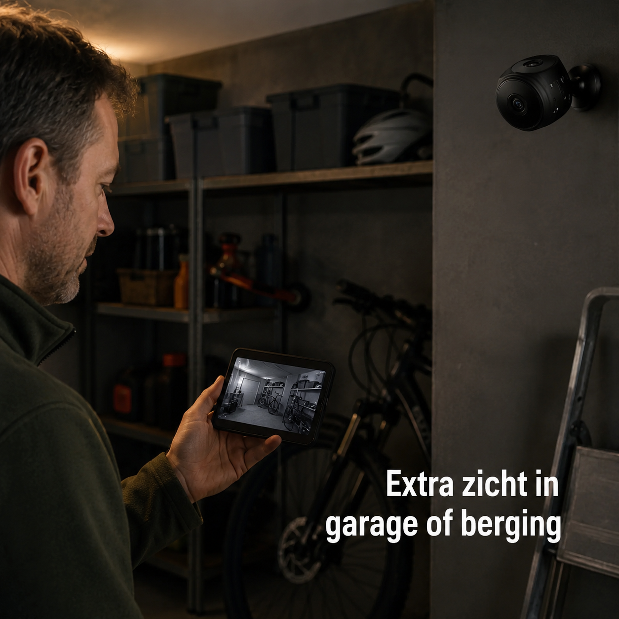 AutoVision | Draadloze Magnetische Beveiligingscamera met Nachtzicht