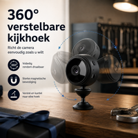 AutoVision | Draadloze 720P Camera – Origineel Gadgetcadeau voor Vader