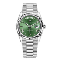 Luxe Automatisch Herenhorloge – Zelfopladend van RVS met Kalender