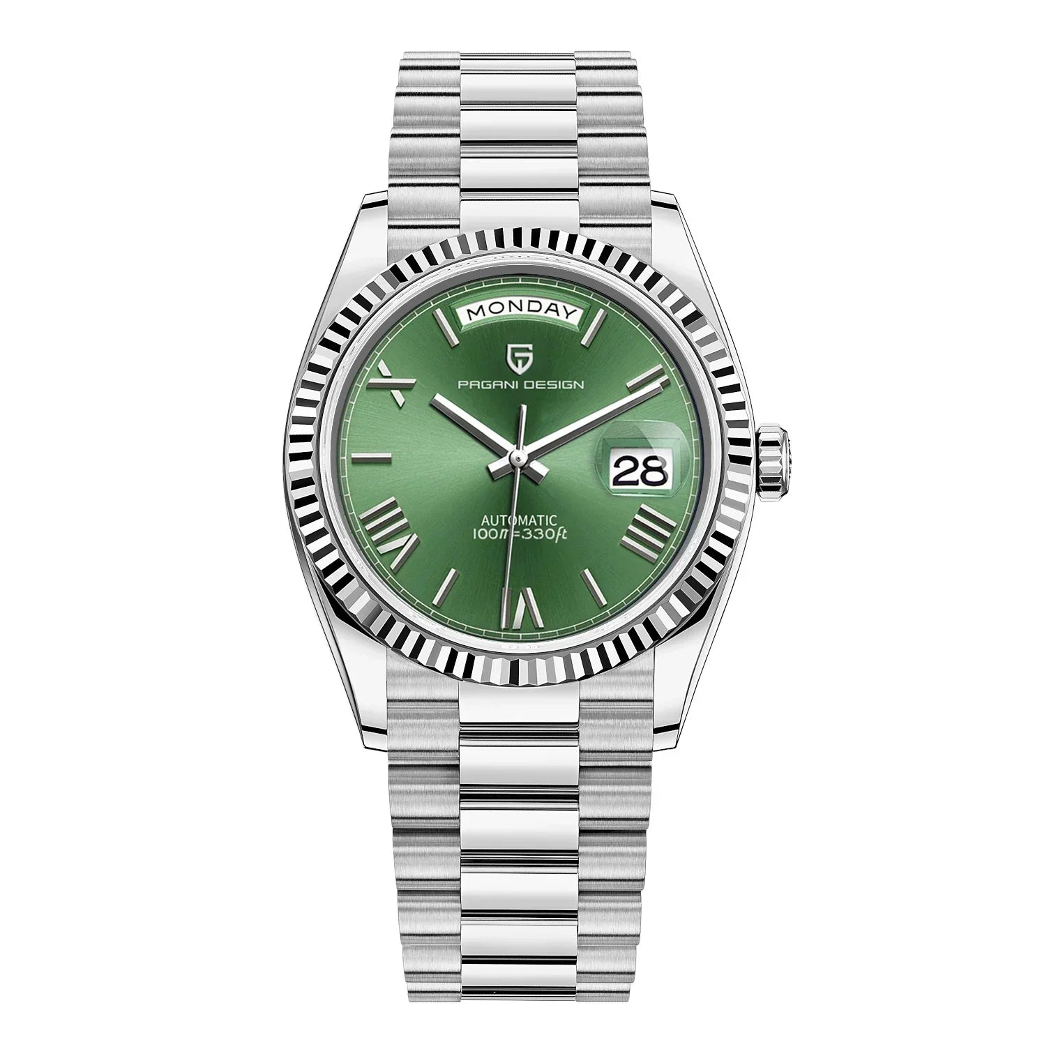 Luxe Automatisch Herenhorloge – Zelfopladend van RVS met Kalender