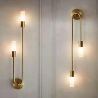 Rime Moderne Wandlamp voor Bedzijde Goud 2 STUKS