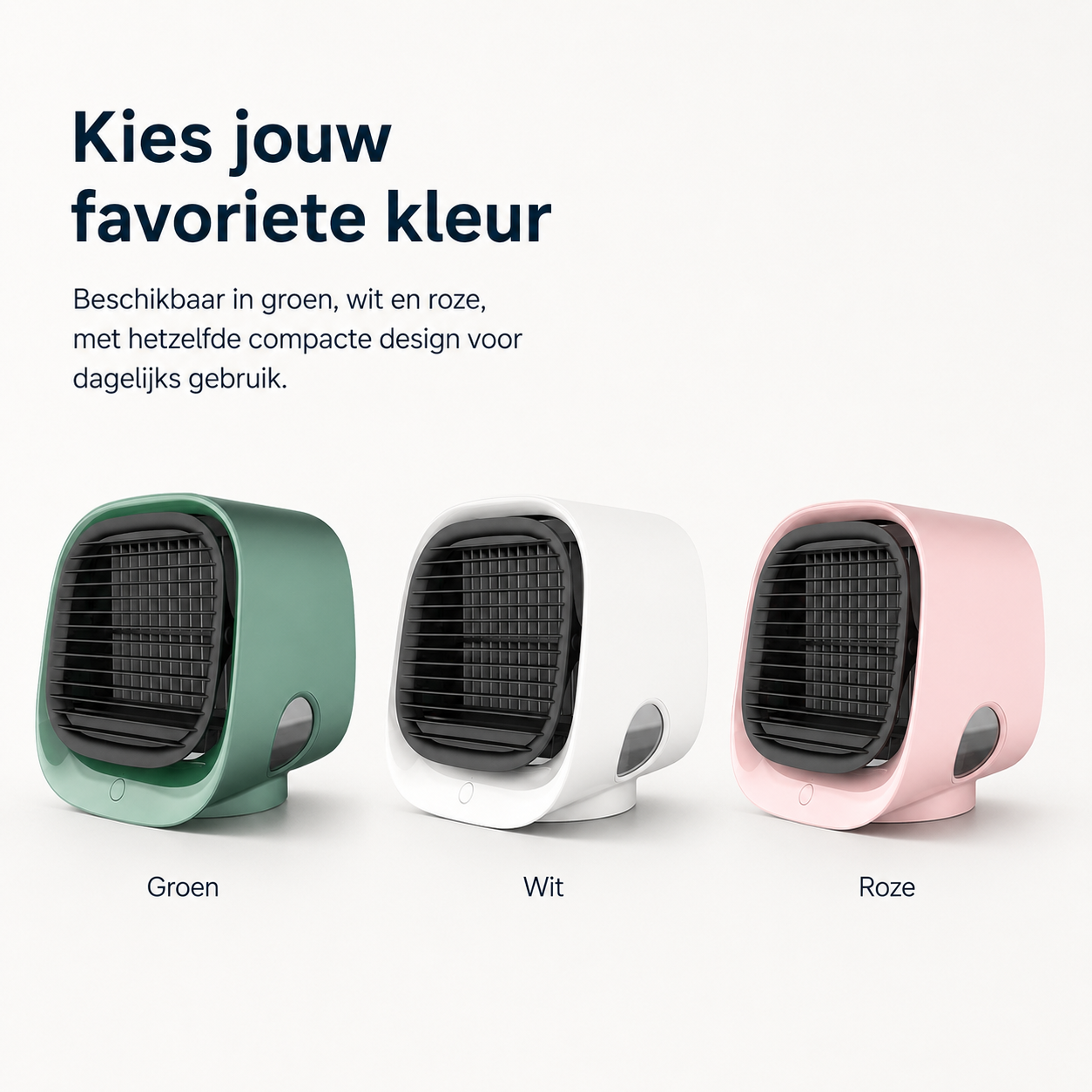 Aron Compacte Airco | 2-in-1 luchtkoeler en luchtbevochtiger voor thuis of kantoor