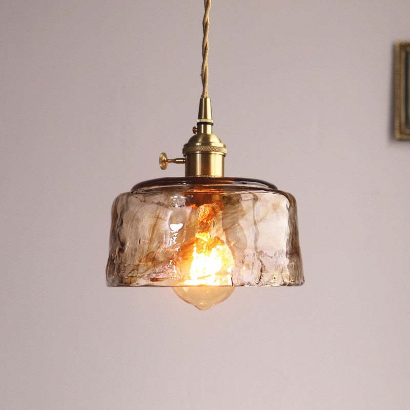 Zina Hanglamp Glas&Messing