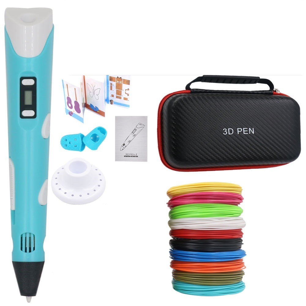 3D Print Pen DIY Tekenpen met 200M PLA Filament Kinderen Cadeau