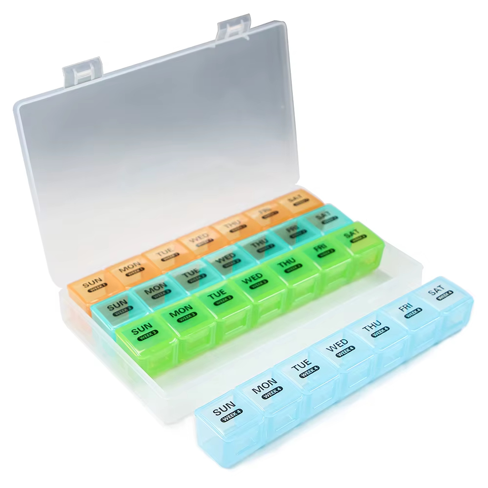 Pillerbox 4 weken met dagelijkse dosering (4x7dagen)