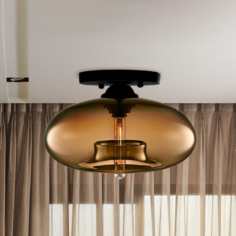 Valentina Industriële Art Deco Globe Plafondlamp Woonkamer