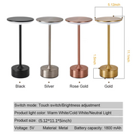 Skanto | USB-oplaadbare LED aanraaksensor tafel lamp