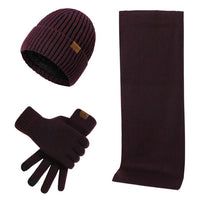 Matt - Casual winterset met muts, sjaal en handschoenen voor mannen