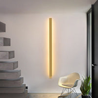 Arisha Minimalistisch Lineaire LED Wandlamp Goud/Zwart/Wit Slaapkamer