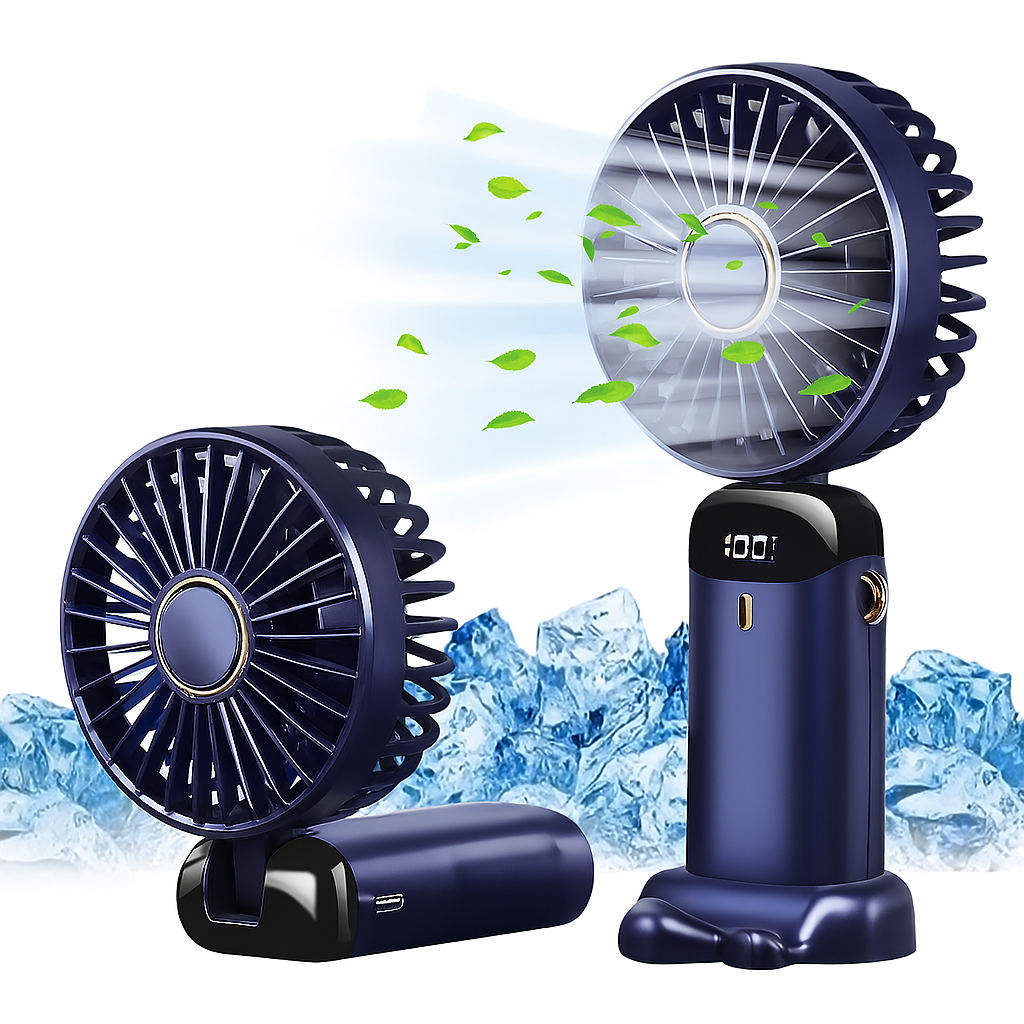 5000mAh Draagbare Opladbare Ventilator