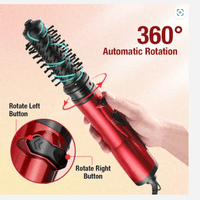 3-in-1 Rotating Hot Air-Hairstyler en Föhn