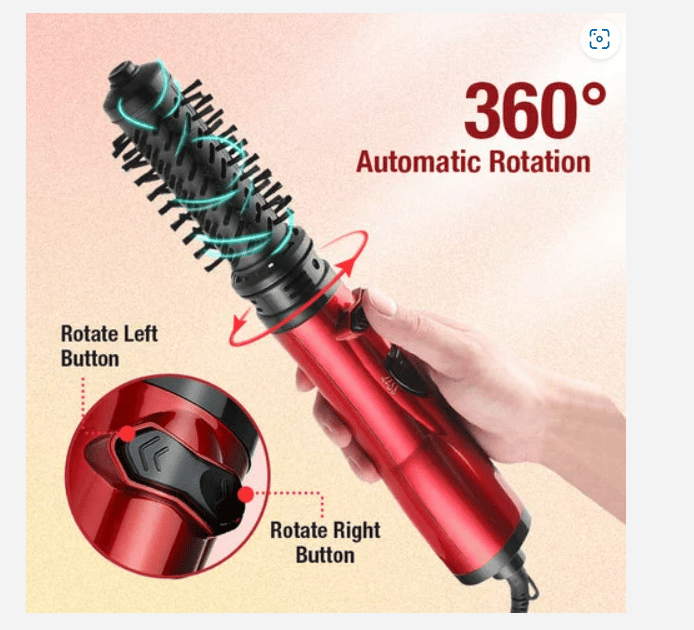 3-in-1 Rotating Hot Air-Hairstyler en Föhn