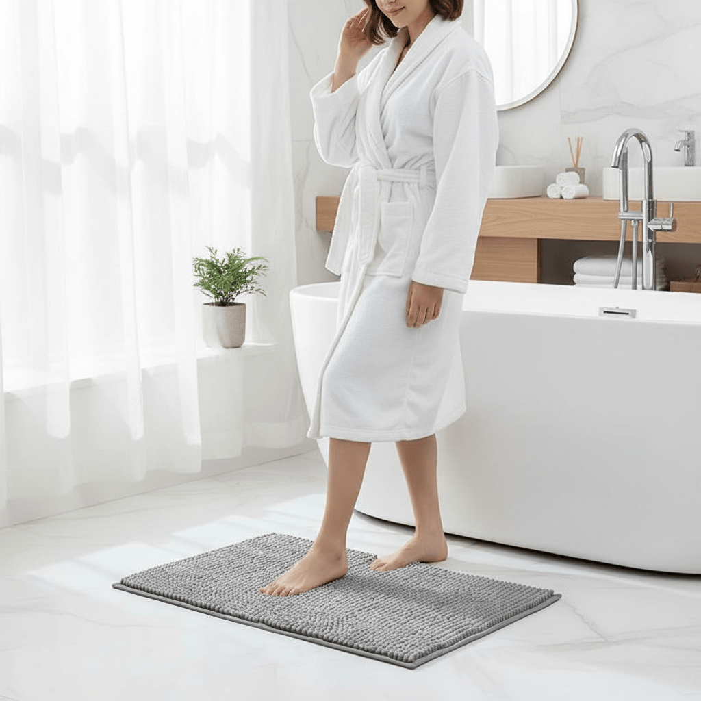 SOFTDRY COMFORT – Chenille Badmat met antislip achterkant