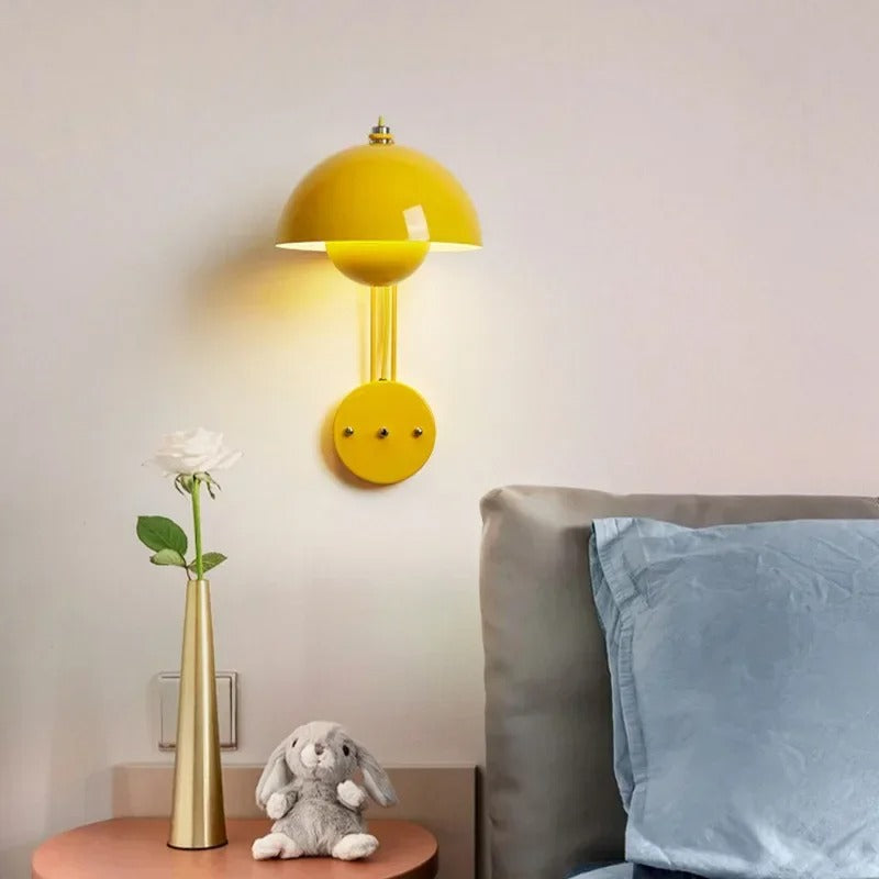 MushroomGlow - Elegante wandlamp voor een betoverend interieur