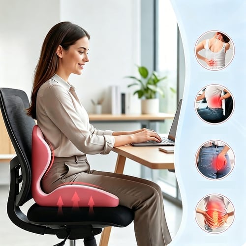 ComfiCore – Ergonomisch Schuim Zitkussen