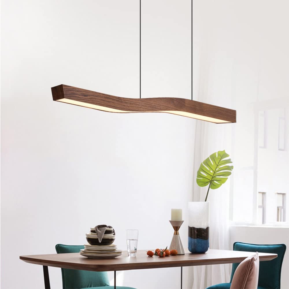 Ylen Scandinavische Houten Hanglamp voor de Woonkamer