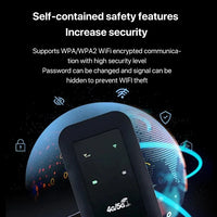 Draagbare 5G-mobielrouter – Snelle en betrouwbare internetverbinding voor onderweg
