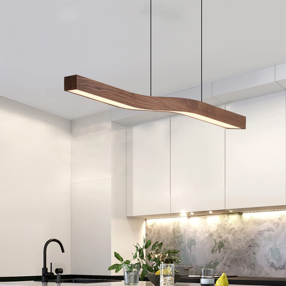 Ylen Scandinavische Houten Hanglamp voor de Woonkamer
