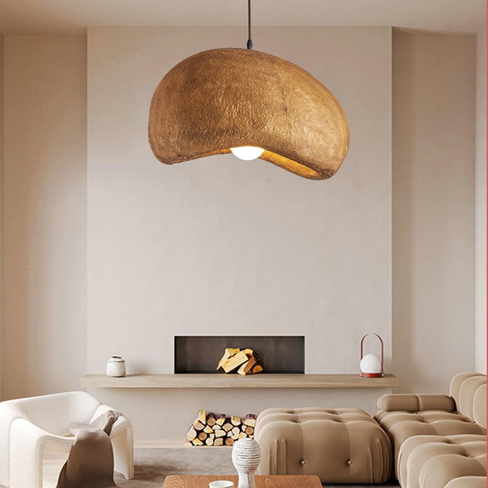 Wabi-Sabi Koffie Cloud Japandi Hars Hanglamp