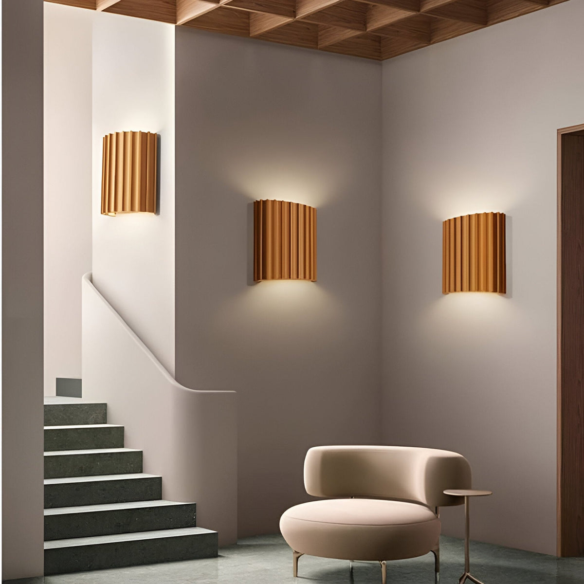 Nordic Resin Clarity Minimalistische Wandlamp