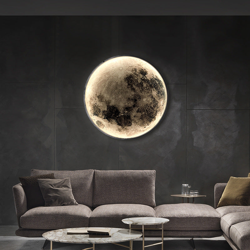 Hemelse Gloeilamp | Elegant moon-inspired light for modern interiors