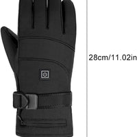 Verwarmde winterhandschoenen | Waterdicht en winddicht | 3 verwarmingsniveaus | Touchscreen-compatibel