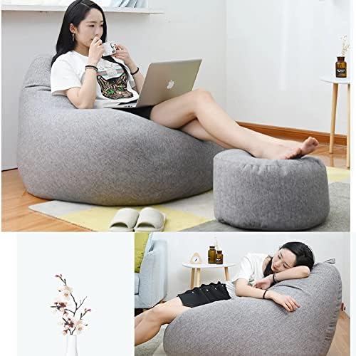 Luxe Linnen Zitzak – Ergonomisch & Stijlvol Comfort