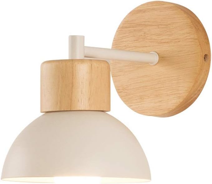 Noordse Hout IJzeren Schaduw Japandi Wandlamp