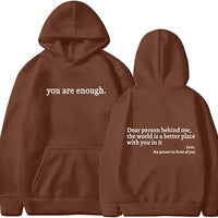 SolaceSweater | Je elke dag herinneren aan je eigen waarde, je bent genoeg, precies zoals je bent