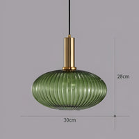Nordic Kleurrijke Glazen Retro Hanglamp