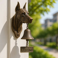 GuardianBell™ | Welkomstbel Duitse Herder — Symbool voor Bescherming & Gastvrijheid