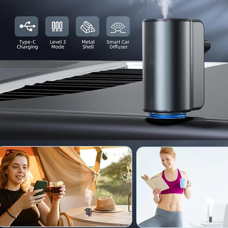 AutoScent – Draagbare Auto Luchtverfrisser Diffuser