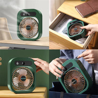 Cool Comfort USB ventilator luchtbevochtiger | Blijf koel en gehydrateerd thuis of op kantoor