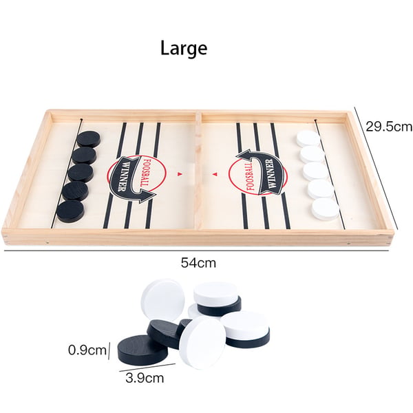 Precisie Puck Battle: Houten IJshockeyspel