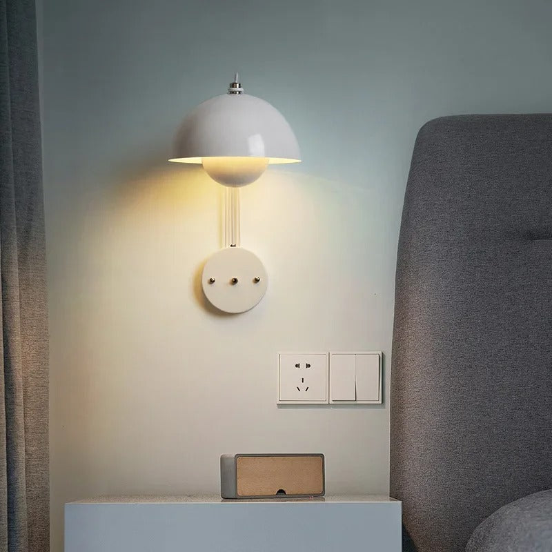 MushroomGlow - Elegante wandlamp voor een betoverend interieur