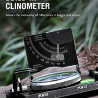 Multifunctionele Militaire Richtkompas met Clinometer