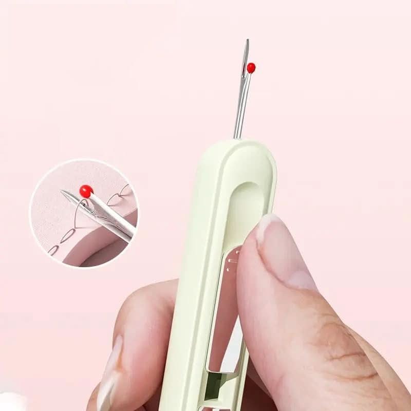 2-in-1 naai gereedschap – Praktische naaldinrijger en draadknipper (x2)