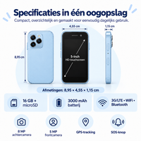 TinyTech | Perfecte eerste telefoon voor je kind in een veilige, gecontroleerde omgeving om te leren en te spelen