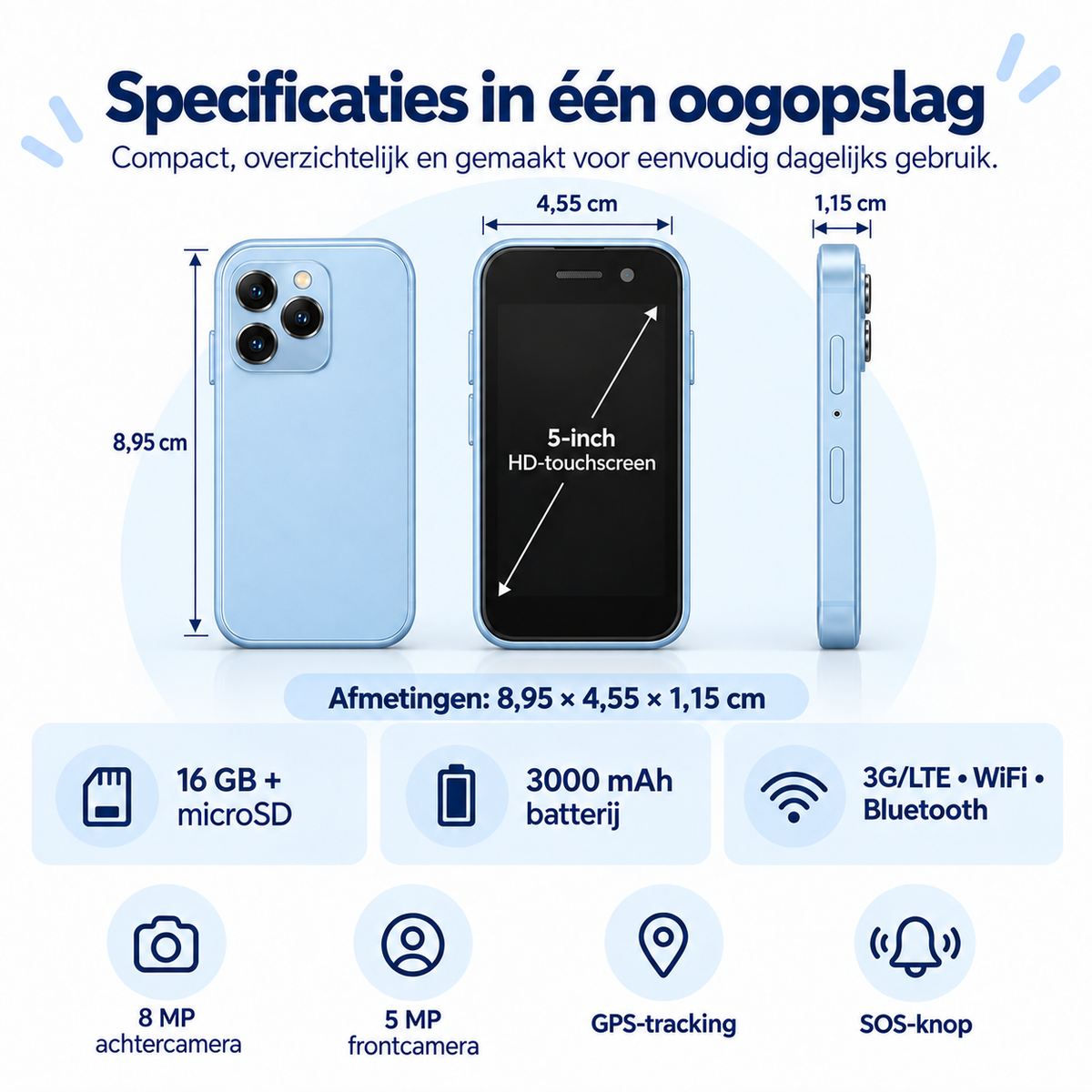 TinyTech | Perfecte eerste telefoon voor je kind in een veilige, gecontroleerde omgeving om te leren en te spelen