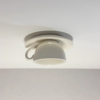 Aria Moderne Koffiekoppen Keramische Flush Plafondverlichting