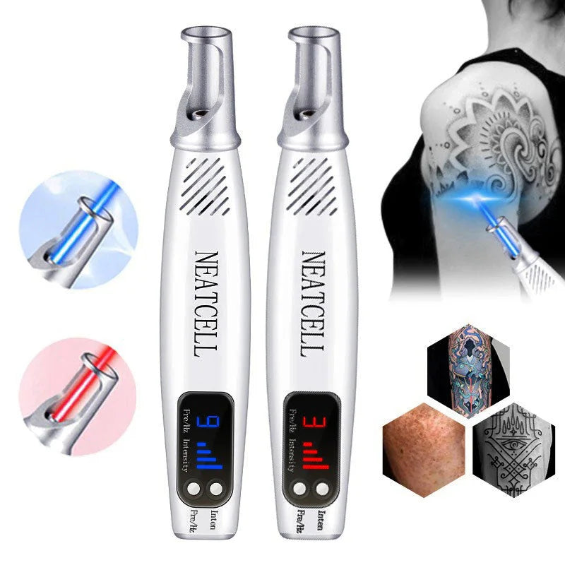 Laser-afstandsnaald | Laser-tatoeageverwijdering Rood & Blauw