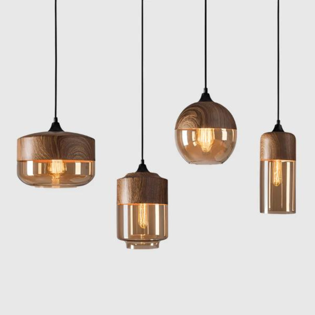 Arven Scandinavische Houten Hanglamp – Tijdloos Noordisch Design met Warme Gloed