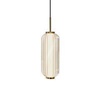 Elma Lineaire Gestreepte Glas LED Hanglamp