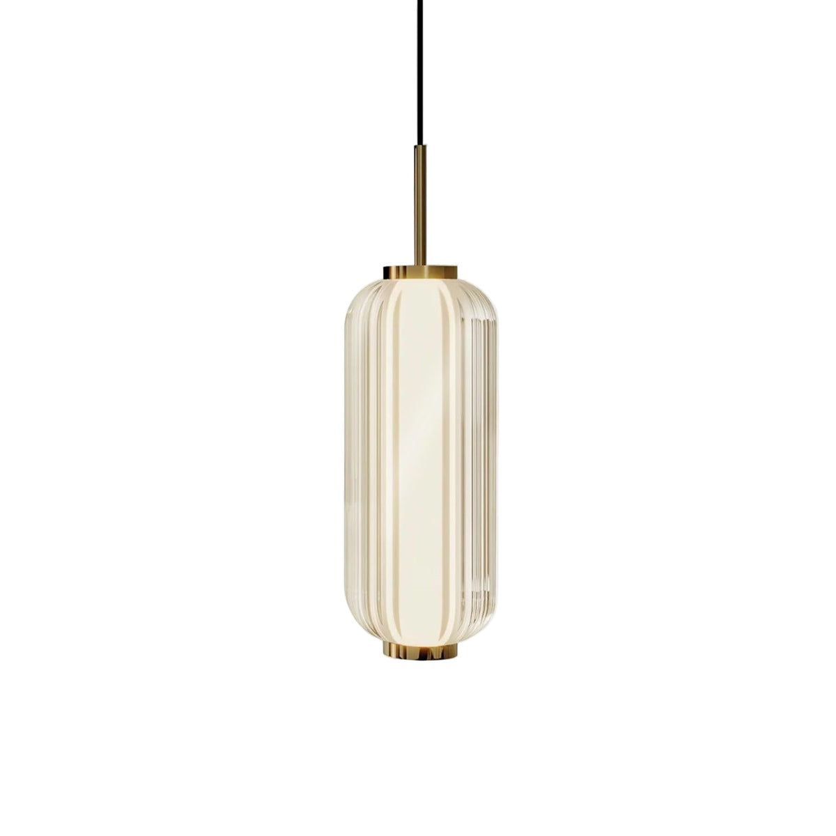 Elma Lineaire Gestreepte Glas LED Hanglamp