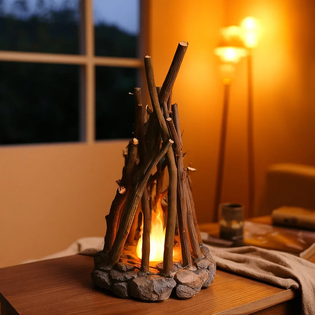 GlowWood™ | Gezellige rustieke warmte met rustgevend omgevingslicht