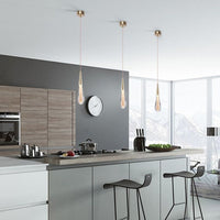 Druppelvormige Gouden Hanglamp